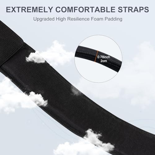 LZFAN Golf Bag Shoulder Strap, Single Padded Adjustable Universal Replacement