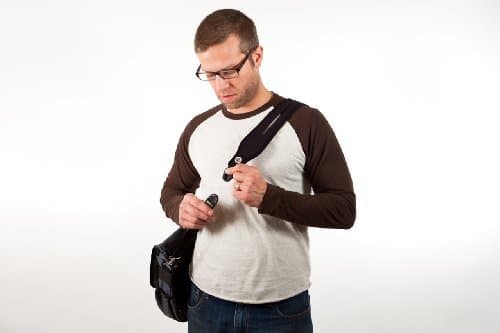 Custom SLR Ergonomic Bag Strap with Cushioned Pad - Fits Duffle, Messenger, Laptop, Gym Bag