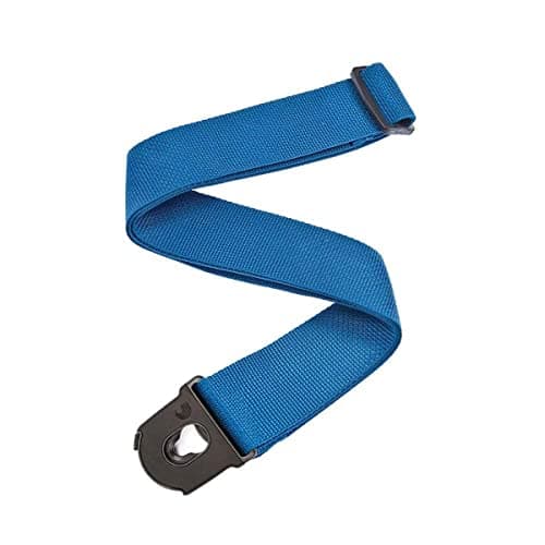 Planet Waves PWSPL200 Planet Lock Guitar Strap in Black — Blue