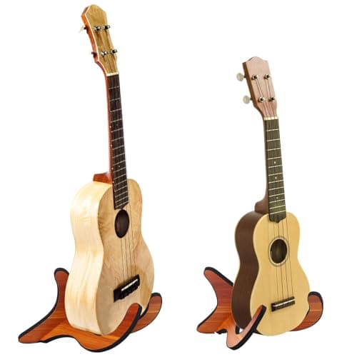 Ohlove Portable Wooden Stand for Violin, Ukulele, Mandolins, and Banjos