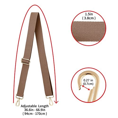 Adjustable Wide Shoulder Strap for Crossbody Bags