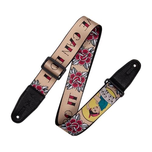Levy's 2" Wide Polyester Guitar Strap — Rosie Can Do It