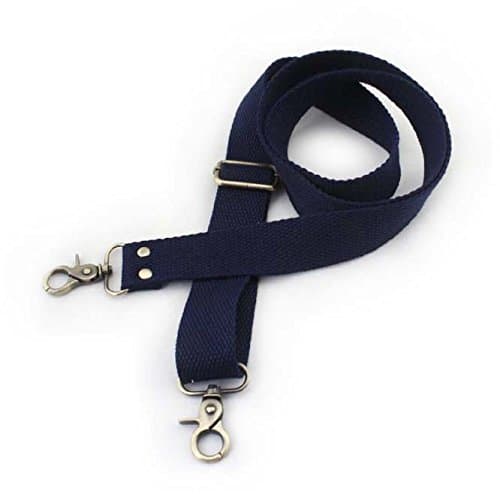 Wento 1pcs 31''-57'' Webbing Shoulder Cross Bag Strap (Black) WTD34 — Blue(bronze Trigger Snap)