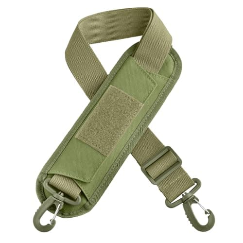 Adjustable Padded Metal Hook Strap for Triwonder Shoulder and Crossbody Bags — 02# Green With Padded