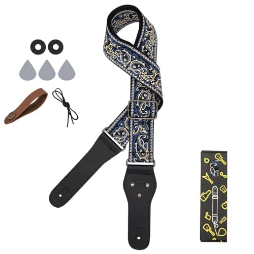 Best Jacquard Embroidery Cotton Guitar Straps for Friends with Picks and Locks
| Perfect Jacquard Embroidery Cotton Guitar Straps for Friends with Picks, Locks and Button
| Best Gift Jacquard Embroidery Cotton Guitar Straps with Picks, Locks and But 