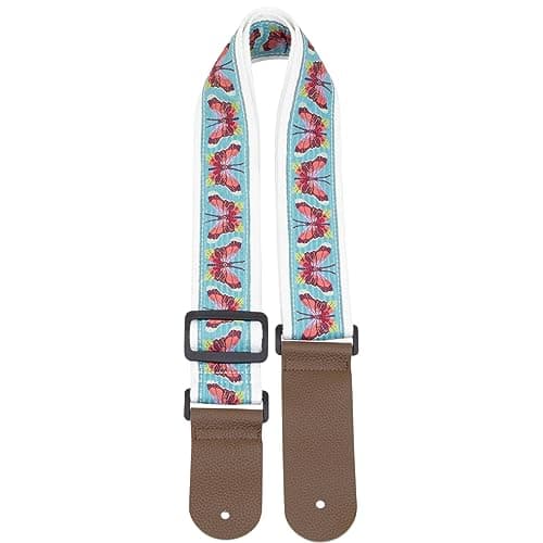 ZANQANO Vintage Jacquard Weave Guitar & Bass Strap