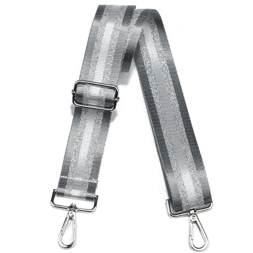 LVYOUME Purse Strap - Silver Hardware Wide Replacement Bag Straps