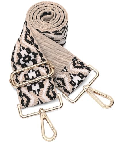 GINJKGO Purse Straps Replacement Crossbody Wide Adjustable Shoulder Strap