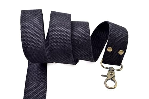 Wento 1pcs 31''-57'' Webbing Shoulder Cross Bag Strap (Black) WTD34