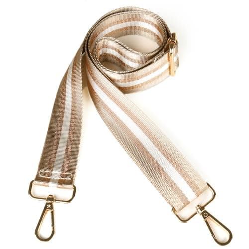 Women's Handbag Shoulder Strap - Wide 3.8cm Crossbody Bag Replacement — Vertical-golden