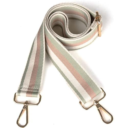Women's Handbag Shoulder Strap - Wide 3.8cm Crossbody Bag Replacement — Vertical-Green