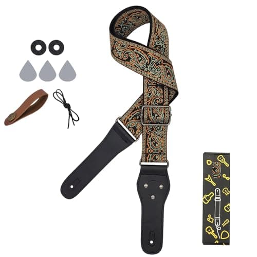 Best Jacquard Embroidery Cotton Guitar Straps for Friends with Picks and Locks
| Perfect Jacquard Embroidery Cotton Guitar Straps for Friends with Picks, Locks and Button
| Best Gift Jacquard Embroidery Cotton Guitar Straps with Picks, Locks and But 