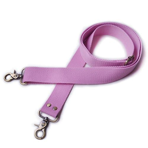 Wento 1pcs 31''-57'' Webbing Shoulder Cross Bag Strap (Black) WTD34 — Pink(bronze Trigger Snap)