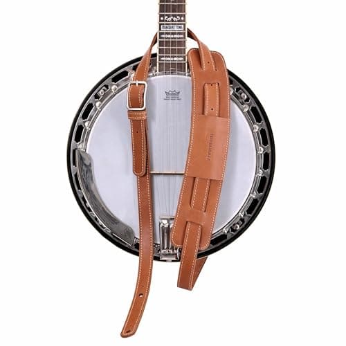 Christmas Green Nefelibata Banjo Strap — Coffee Brown