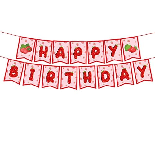 Camping Theme Birthday Party Decorations Kit Banner Topper — A