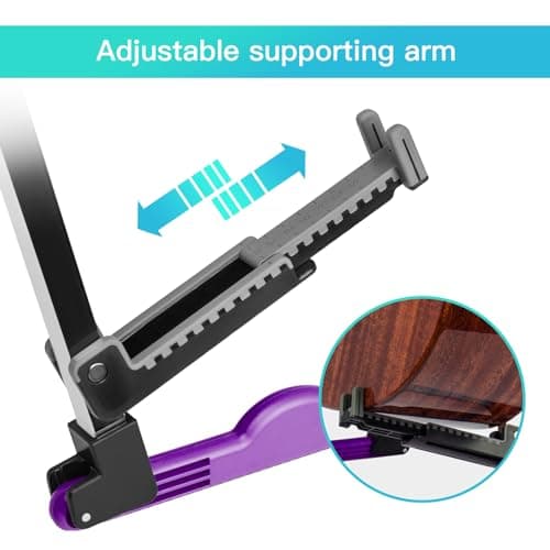 GUITTO Portable Foldable A-Frame Guitar Stand GGS-03