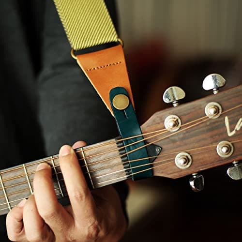 Leather Guitar Strap Lock with Free Pair Strap Locks