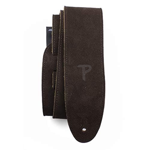Perri's Leather Soft Suede Adjustable Guitar Straps — Brown