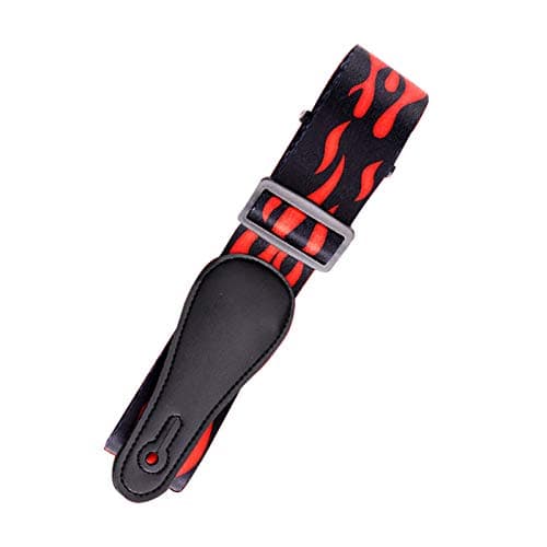 RAUYIVANY Adjustable Nylon & Polyester Guitar Strap (35-58 Inches) Flamingo Style