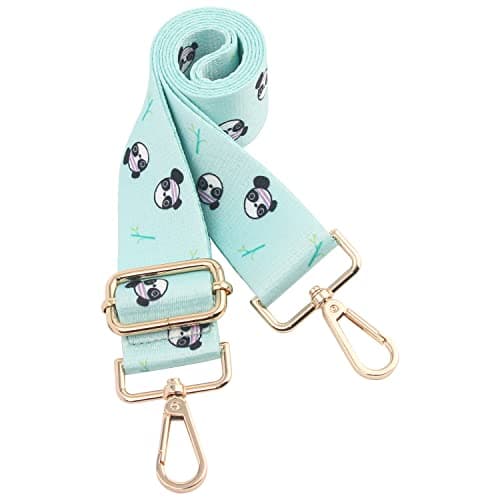 Chushui Replacement Crossbody Shoulder Strap for Handbag — Teal Panda