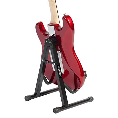 ChromaCast Mini A-Frame Guitar Stand, Blackegisabetween25-35charactersforguitarstands.