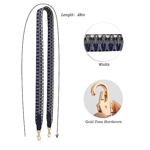 Adjustable Multicolor Replacement Straps for Montana West Crossbody Handbag