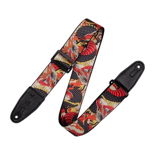 Levy's 2" Wide Polyester Guitar Strap — Japanese