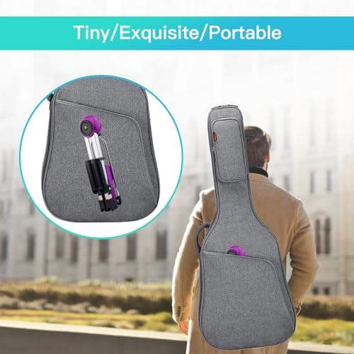 GUITTO Portable Foldable A-Frame Guitar Stand GGS-03