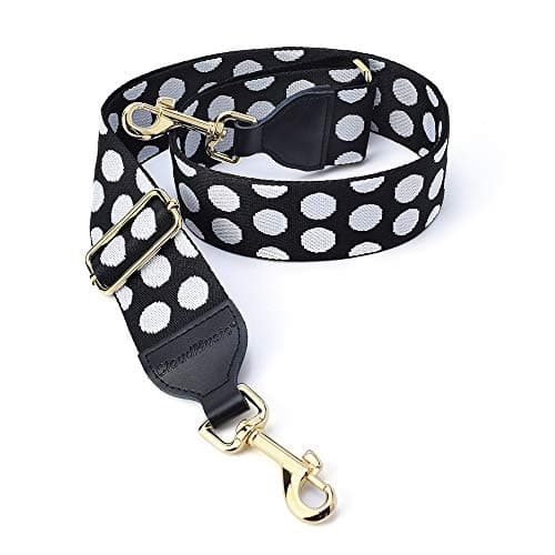 CloudMusic Handbag Shoulder Strap Replacement for Women Girls — White Dots