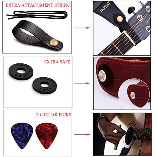Coffee-Colored Nylon Bass Guitar Strap