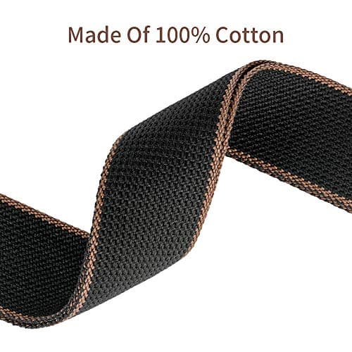 BestSounds Soft Cotton Guitar Straps with 3 Pick Holders
