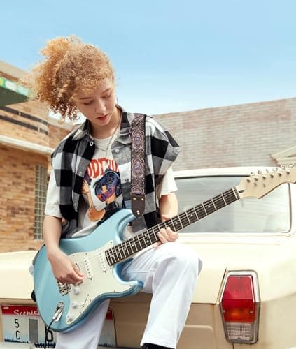 Embroidery Cotton Guitar Strap