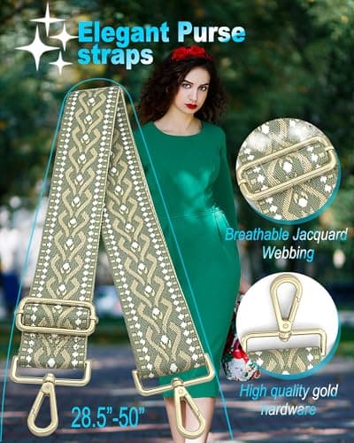 GIINJKGO Purse & Crossbody Guitar Strap Replacement