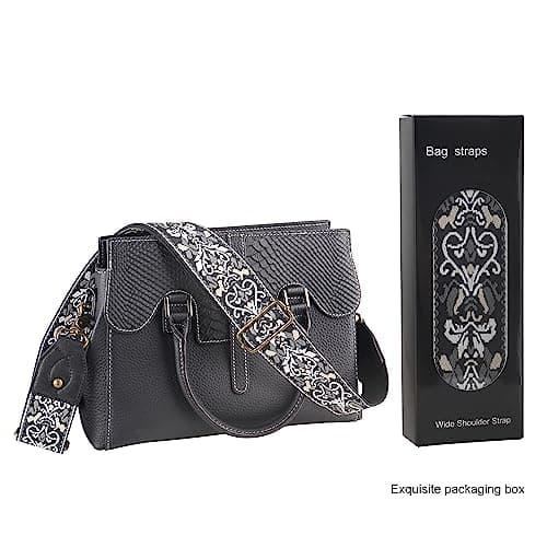 Handbag Strap Replacement Wide Shoulder Crossbody Strap with Adjustable Belts
