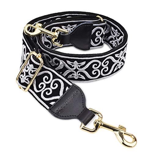 CloudMusic Handbag Shoulder Strap Replacement for Women Girls — Silver Vintage