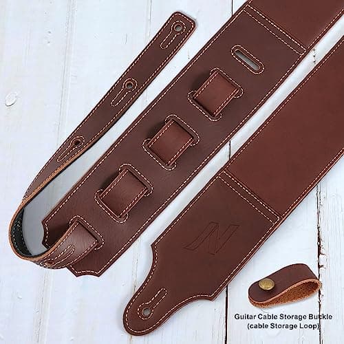 Nefelibata Guitar Strap with Cable Storage Loop