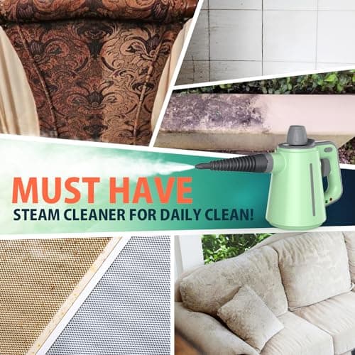 Handheld Steam Cleaner for Home Use with 10pcs Tools and Safety Lock