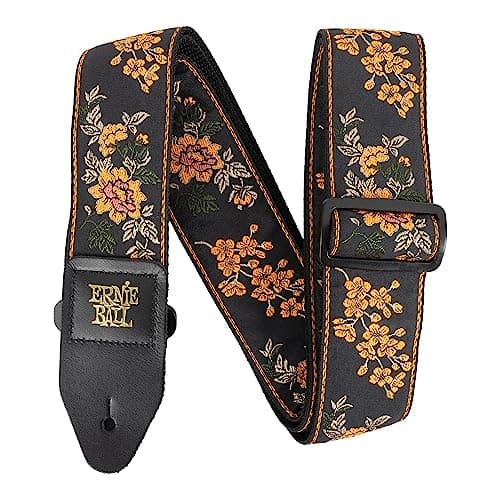 Ernie Ball Guitar Strap Black 43" Classic Strap