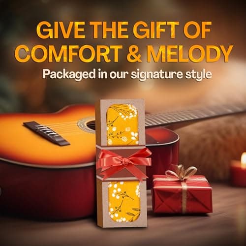 Acoustic, Electric & Bass Guitar Strap - Christmas Gift Includes Picks & Locks, Men & Women
