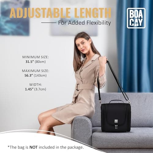 Replacement Wide Strap for BOACAY Crossbody & Messenger Bags