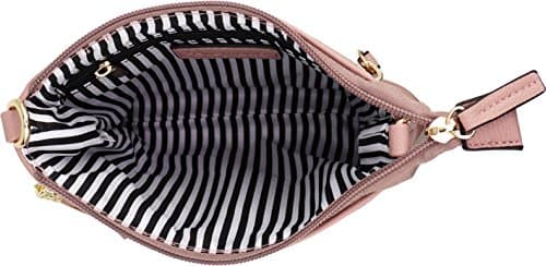 B Bretnano Vegan Mini Crossbody Purse with Tassel Accents