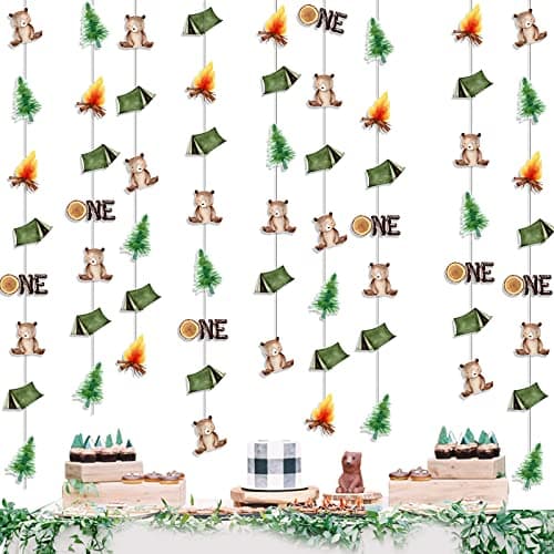 Kreatwow Happy Camper 1st Birthday Hanging Garland Jungle Party Decor