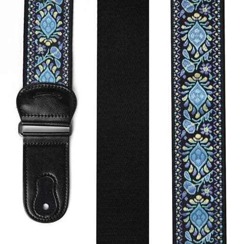 Adiya Jacquard Embroidery Weave Cotton Guitar Strap for Acoustic/Electric/Bass Guitar
| Adiya Adjustable Length Jacquard Embroidery Weave Cotton Guitar Strap 35.4"-60.2"
| Adiya 2" Jacquard Embroidery Weave Cotton Acoustic/Electric/Bass Guitar Strap