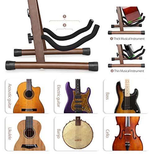 Guitar Stand with Picks Holder