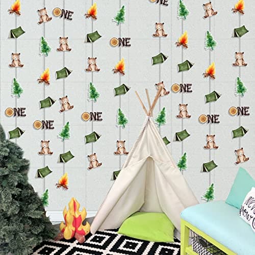 Kreatwow Happy Camper 1st Birthday Hanging Garland Jungle Party Decor