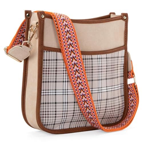 Montana West Women's Crossbody Hobo Shoulder Bags — D-plaid