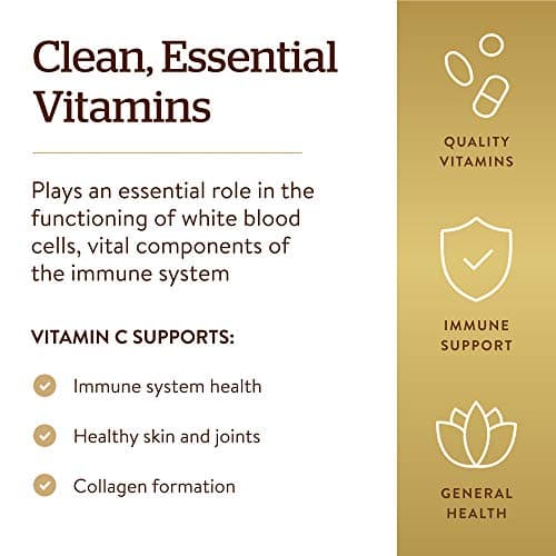 Vitamin C Vegetable Capsules for Antioxidant & Immune Support - 250 Servings