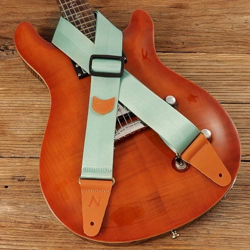 Vintage Nefelibata Guitar Strap for Bass, Electric & Acoustic Guitar with Accessories