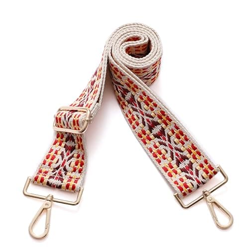Canvas Crossbody Purse Strap Replacement for Wide Shoulder Handbag