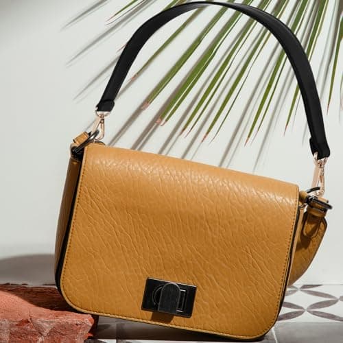 Prasacco Leather Shoulder Bag Straps with Swivel Clasps